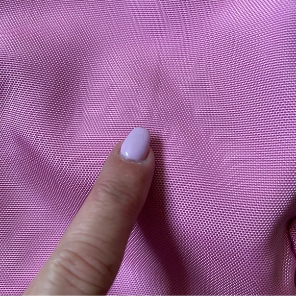 Jeffree Star Cosmetics Hot Pink Side Bag Crossbody Makeup Black Adjustable Strap - Picture 6 of 10